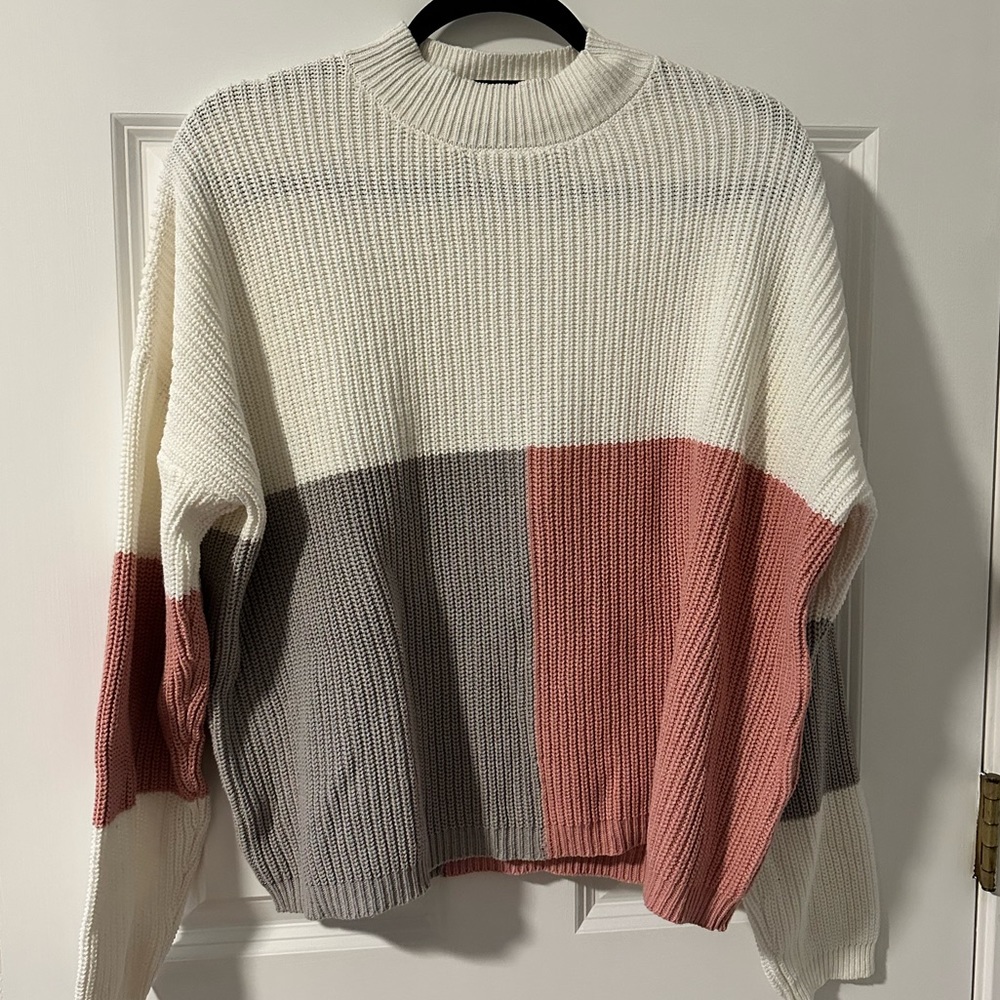Colorblock sweater